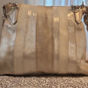 Elegant Silver Shoulder Bag